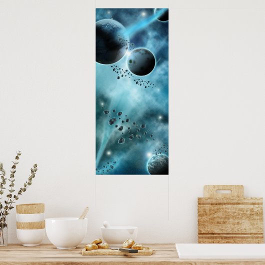 Galaxie-Explosion Poster (Küche)