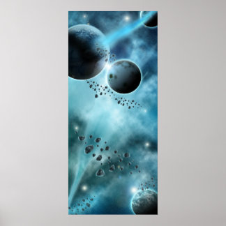 Galaxie-Explosion Poster