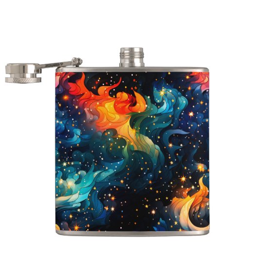 Galaxie Flachmann (Geöffnet)