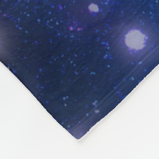 Galaxie Fleecedecke (Ecke)