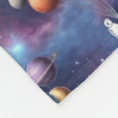 Galaxie Fleecedecke (Ecke)