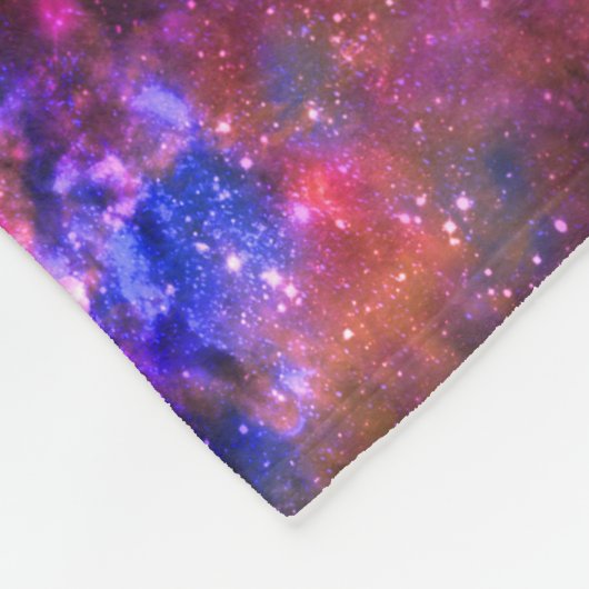 Galaxie Fleecedecke (Ecke)