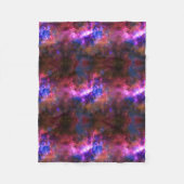 Galaxie Fleecedecke (Vorderseite)