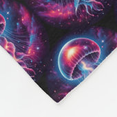 Galaxie Fleecedecke (Ecke)