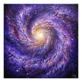 Galaxie Fotodruck (Vorne)