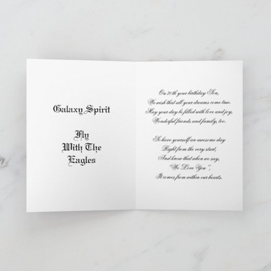 Galaxie-Geist Karte (Innenseite)