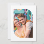 Galaxie Geode Murmel Falscher Glitter Himmels Hoch Save The Date (Rückseite)