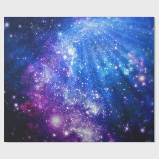 Galaxie Geschenkpapier (Flach)