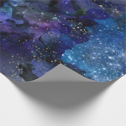 Galaxie Geschenkpapier (Ecke)
