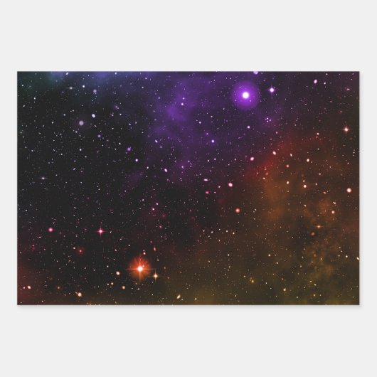 Galaxie Geschenkpapier Set (Vorderseite 3)