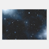 Galaxie Geschenkpapier Set (Vorderseite)