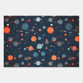 Galaxie Geschenkpapier Set (Vorderseite 2)