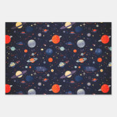 Galaxie Geschenkpapier Set (Vorderseite)