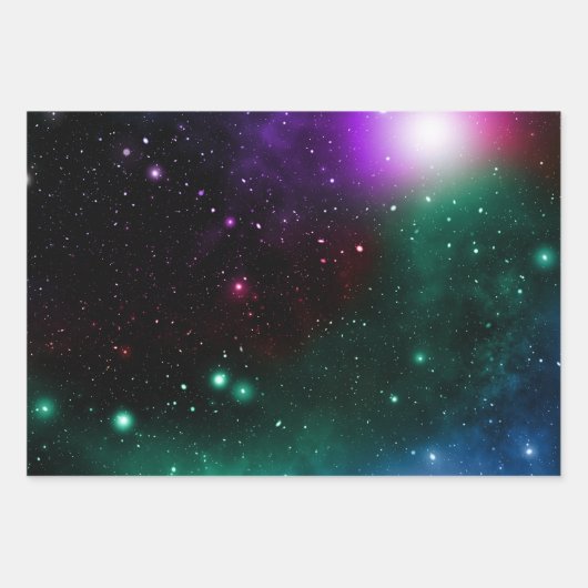 Galaxie Geschenkpapier Set (Vorderseite 3)