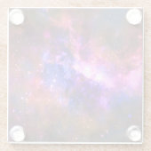 Galaxie Glasuntersetzer (Rückseite)