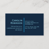 Galaxie-Glitzer-Grafik Visitenkarte (Rückseite)