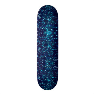 Galaxie-Glühen im dunkles Element-Propark-Brett Skateboard