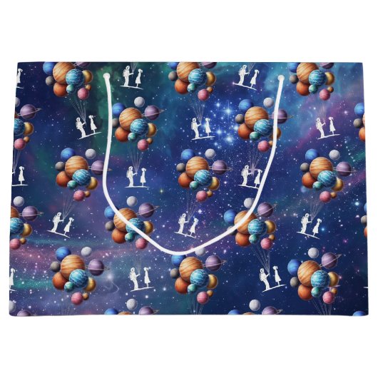 Galaxie Große Geschenktüte (Vorderseite)