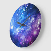 Galaxie Große Wanduhr (Winkel)