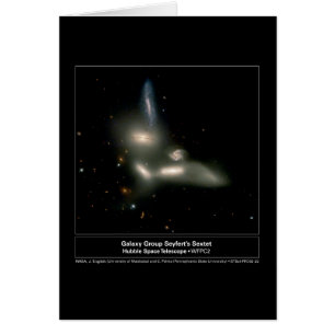 Galaxie-Gruppe Sextet Hubble Teleskop