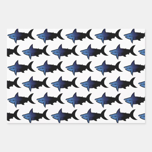 Galaxie-Haie Geschenkpapier Set (Vorderseite)