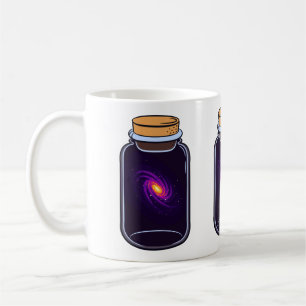 Galaxie in einem Jar Universe Glas Liebhaber Kaffeetasse