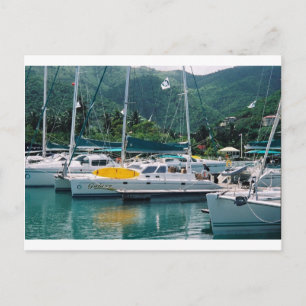 Galaxie in Nanny Cay-Tortola Postkarte