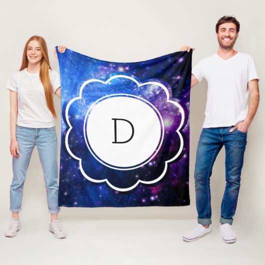Galaxie-Initial Fleecedecke (Beispiel)
