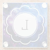 Galaxie-Initial Glasuntersetzer (Rückseite)