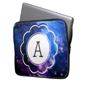 Galaxie-Initial Laptopschutzhülle (Vorderseite Links)