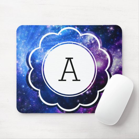 Galaxie-Initial Mousepad (Mit Mouse)