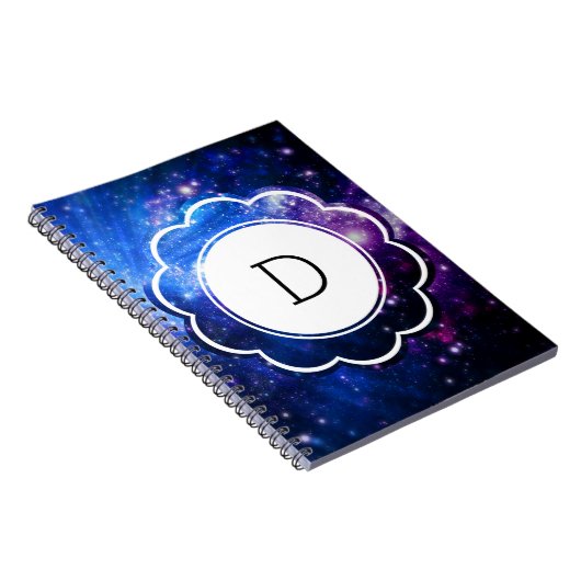 Galaxie-Initial Notizblock (Rechte Seite)