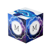 Galaxie-Initial Würfel (Rückseite Schrägansicht)