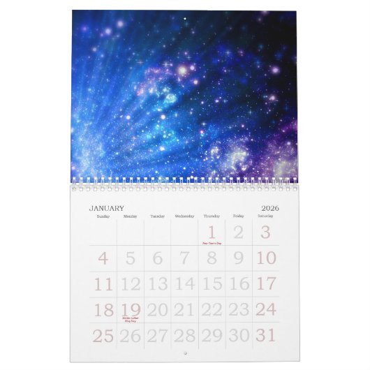 Galaxie Kalender (Jan 2026)