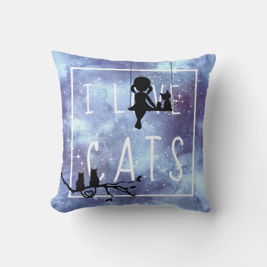 Galaxie Kissen (Vorderseite)