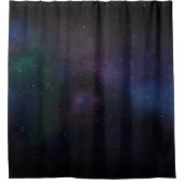 Galaxie Kosmischer Nebel Duschvorhang (Vorderseite)