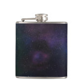 Galaxie Kosmischer Nebel Flachmann (Vorderseite)