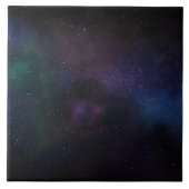 Galaxie Kosmischer Nebel Fliese (Vorderseite)