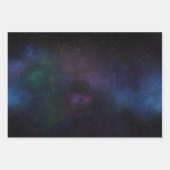 Galaxie Kosmischer Nebel Geschenkpapier Set (Vorderseite 2)