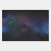 Galaxie Kosmischer Nebel Geschenkpapier Set (Vorderseite)