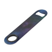 Galaxie Kosmischer Nebel Speed Flaschenöffner (Vorderseite Schrägansicht)