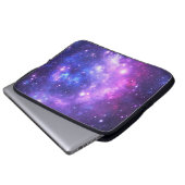 Galaxie-Kosmos-Musterscrapbooking Laptopschutzhülle (Vorne Knopf)