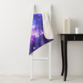 Galaxie-Kosmos-Musterscrapbooking Sherpadecke (Beispiel)