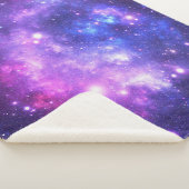 Galaxie-Kosmos-Musterscrapbooking Sherpadecke (3/4)