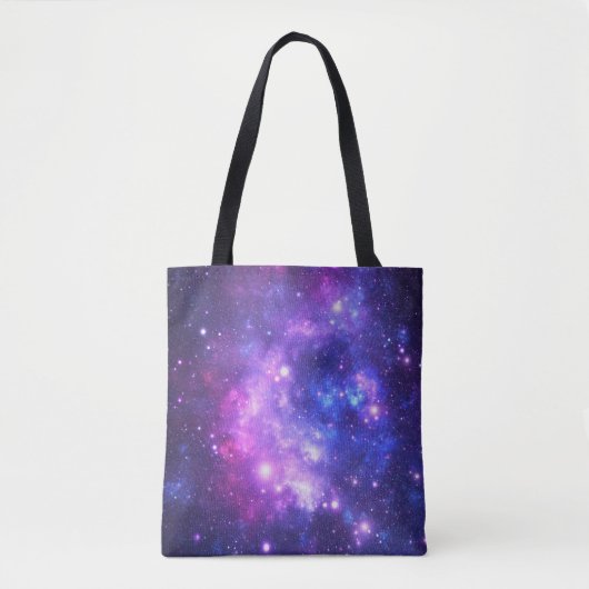Galaxie-Kosmos-Musterscrapbooking Tasche (Vorderseite)