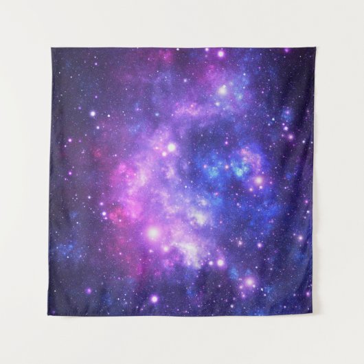 Galaxie-Kosmos-Musterscrapbooking Wandteppich (Vorderseite)