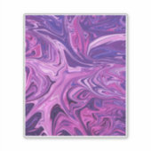 Galaxie-Kunstmuster Aufkleber (Vorderseite)