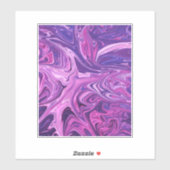 Galaxie-Kunstmuster Aufkleber (Blatt)