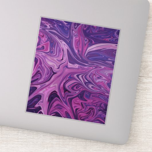 Galaxie-Kunstmuster Aufkleber (Detail)