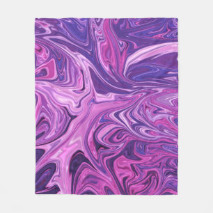 Galaxie-Kunstmuster Fleecedecke